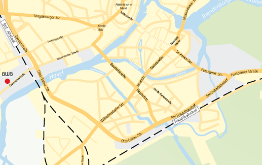 Anfahrt nach Brandenburg